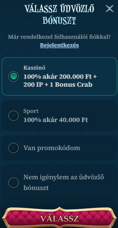 Hogyan regisztráljunk a BetAlice kaszinóba